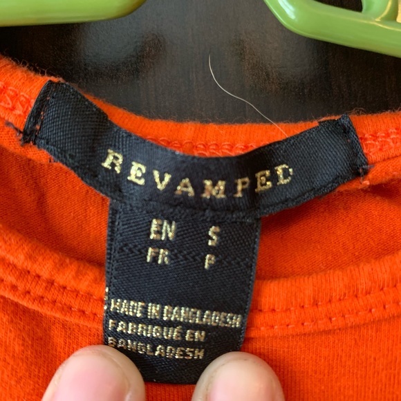 REVAMPED ORANGE CROP TOP - Picture 3 of 3